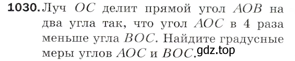 Условие номер 1030 (страница 247) гдз по математике 5 класс Мерзляк, Полонский, учебник