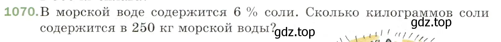 Условие номер 1070 (страница 256) гдз по математике 5 класс Мерзляк, Полонский, учебник