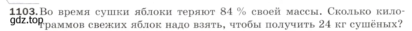 Условие номер 1103 (страница 261) гдз по математике 5 класс Мерзляк, Полонский, учебник