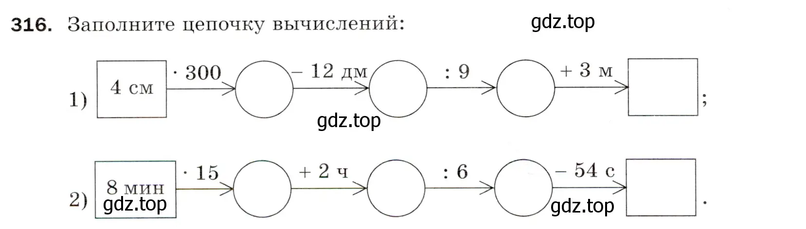 Условие номер 316 (страница 84) гдз по математике 5 класс Мерзляк, Полонский, учебник