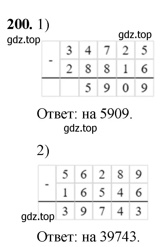 Решение номер 200 (страница 57) гдз по математике 5 класс Мерзляк, Полонский, учебник