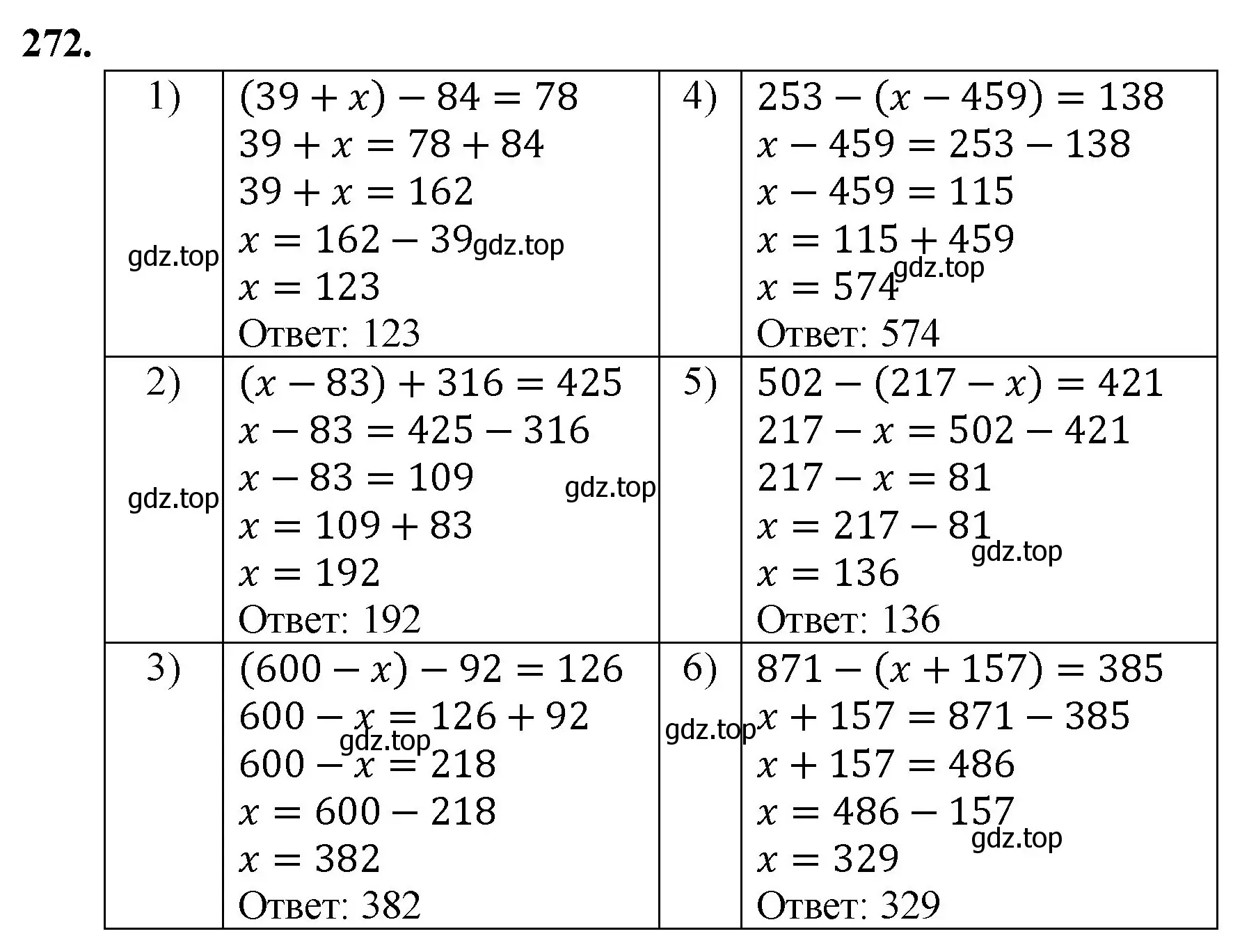 Решение номер 272 (страница 72) гдз по математике 5 класс Мерзляк, Полонский, учебник