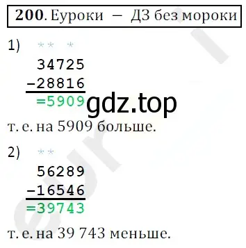 Решение 3. номер 200 (страница 57) гдз по математике 5 класс Мерзляк, Полонский, учебник