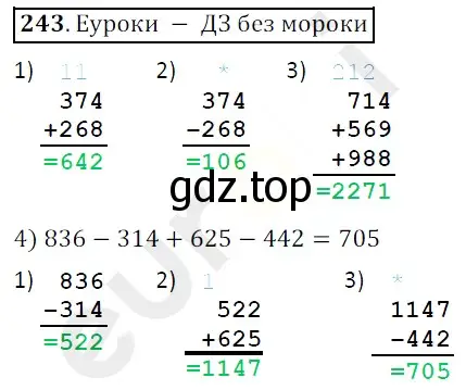 Решение 3. номер 243 (страница 65) гдз по математике 5 класс Мерзляк, Полонский, учебник