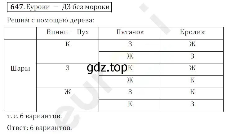 Решение 3. номер 647 (страница 163) гдз по математике 5 класс Мерзляк, Полонский, учебник