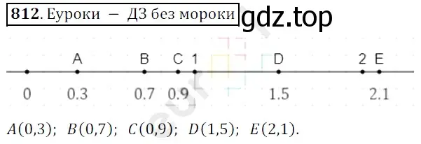 Решение 3. номер 812 (страница 209) гдз по математике 5 класс Мерзляк, Полонский, учебник