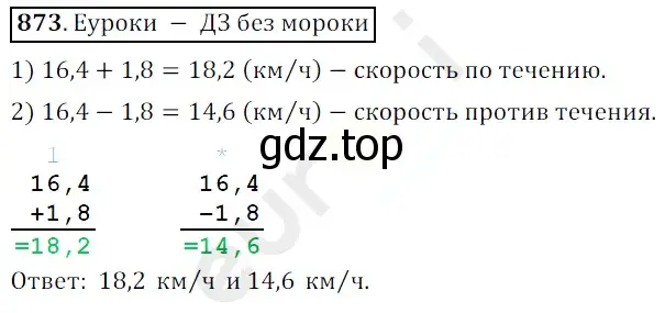 Решение 3. номер 873 (страница 223) гдз по математике 5 класс Мерзляк, Полонский, учебник