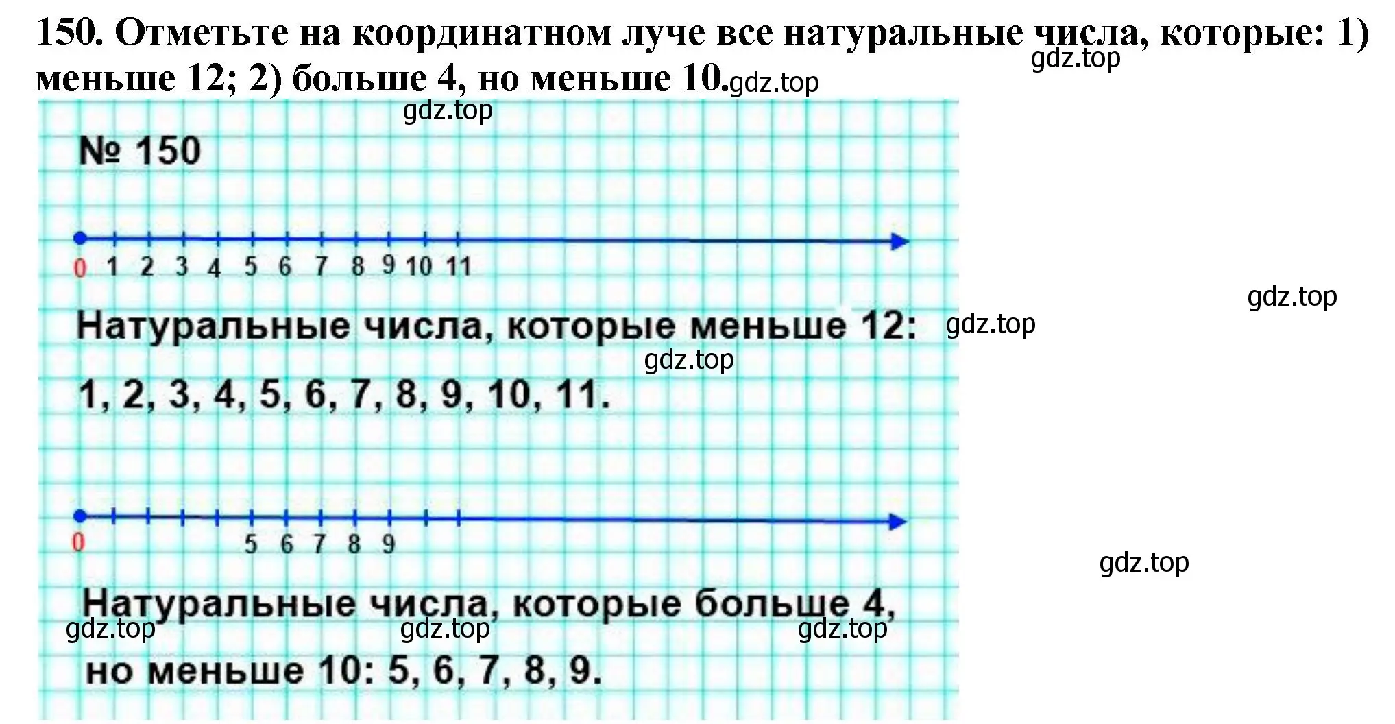 Решение 4. номер 150 (страница 43) гдз по математике 5 класс Мерзляк, Полонский, учебник