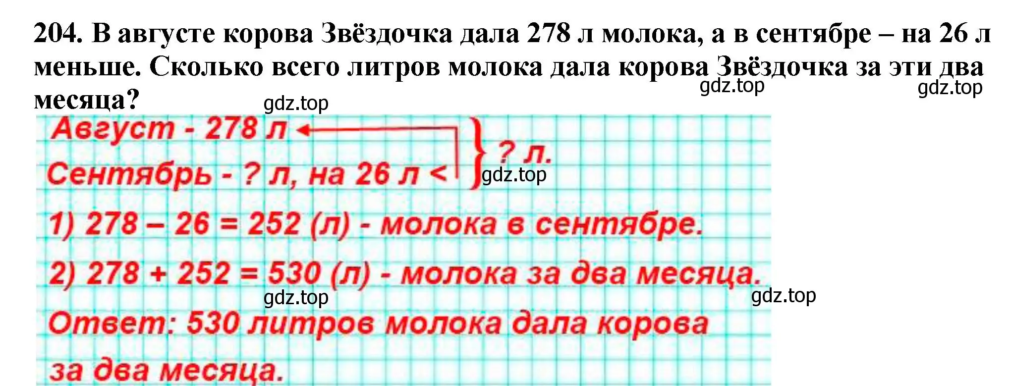 Решение 4. номер 204 (страница 58) гдз по математике 5 класс Мерзляк, Полонский, учебник