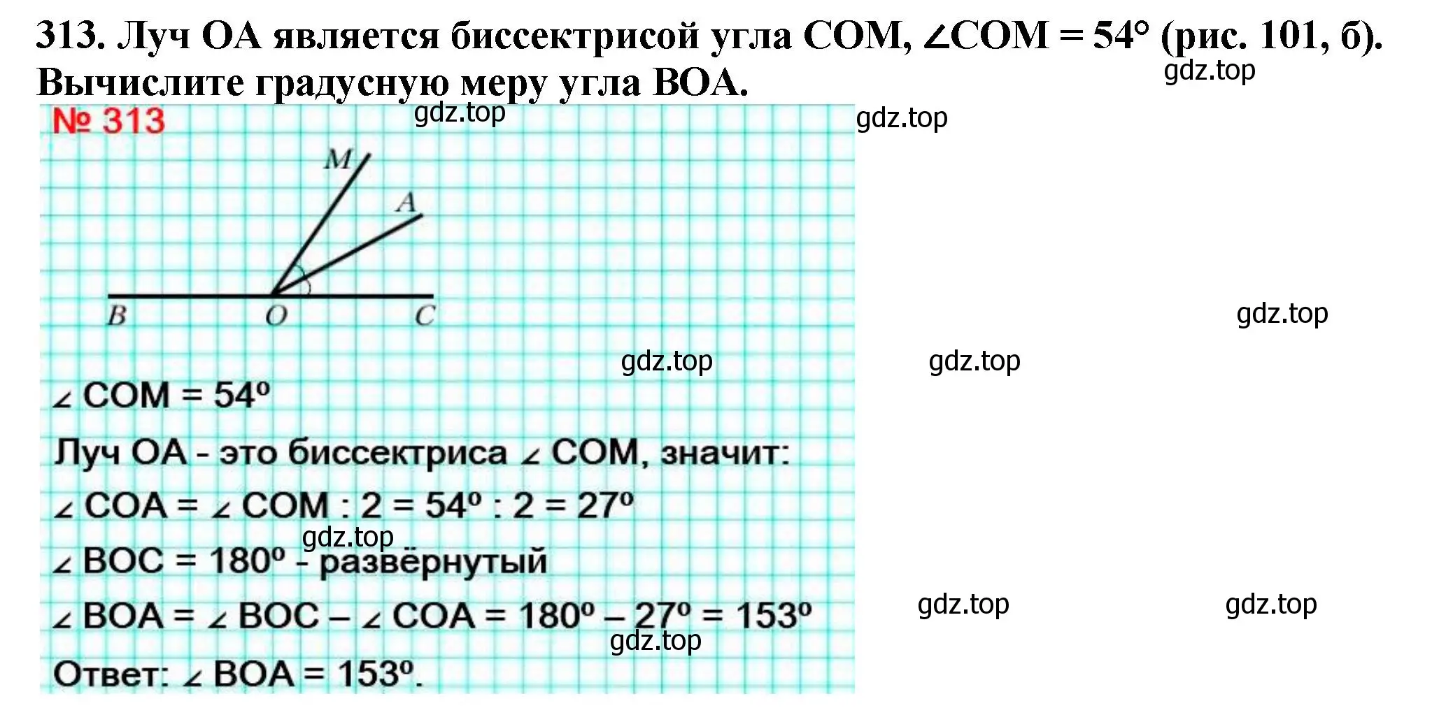 Решение 4. номер 313 (страница 84) гдз по математике 5 класс Мерзляк, Полонский, учебник