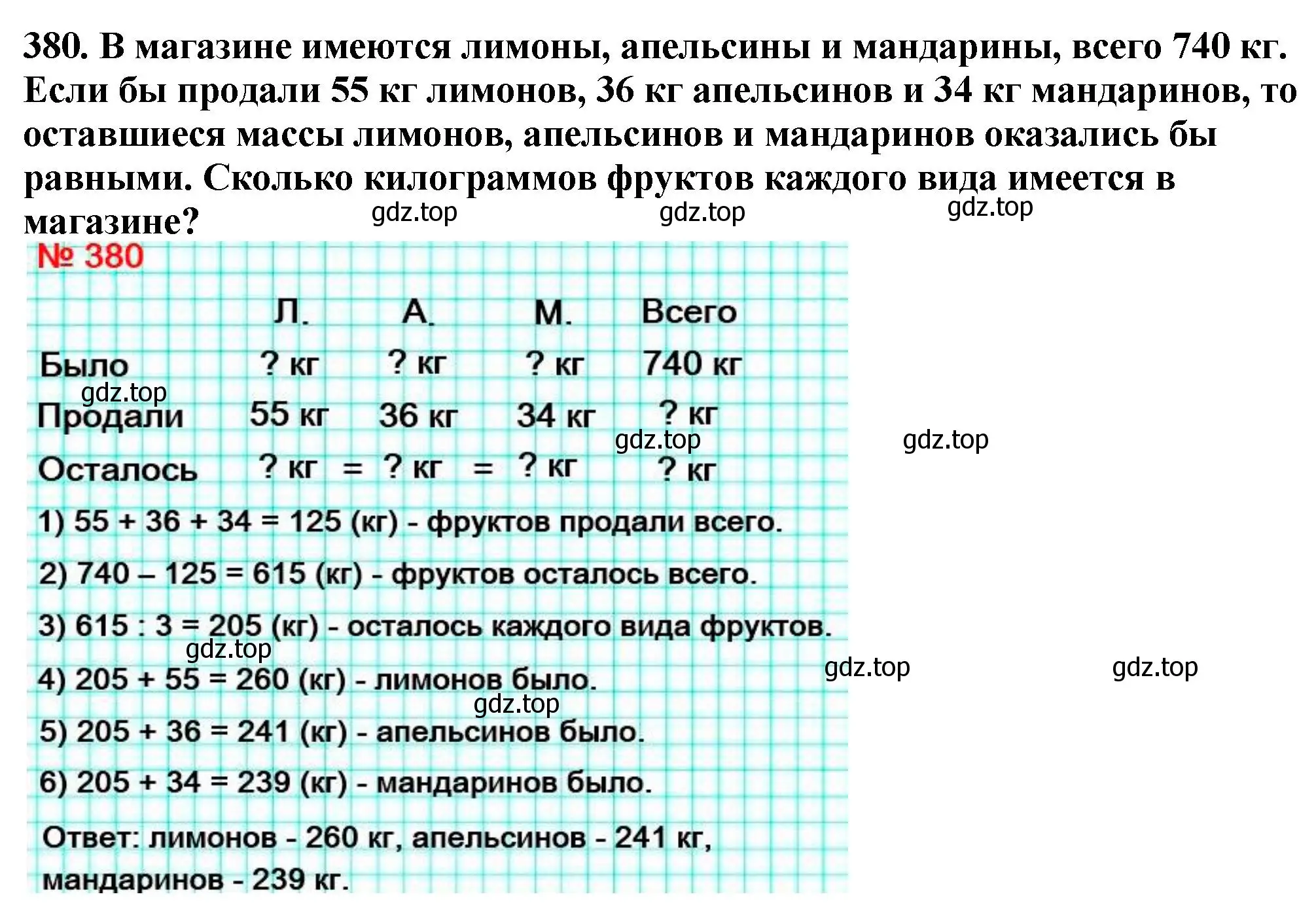 Решение 4. номер 380 (страница 100) гдз по математике 5 класс Мерзляк, Полонский, учебник