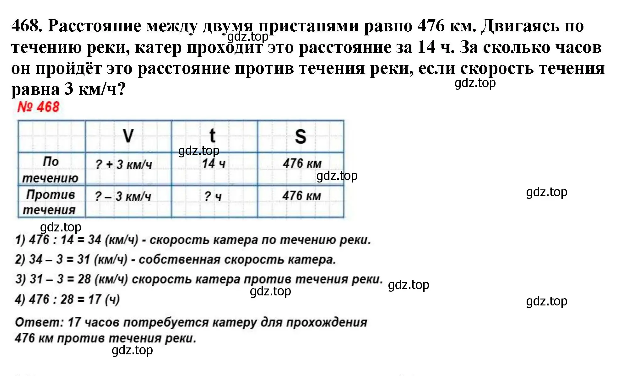 Решение 4. номер 468 (страница 125) гдз по математике 5 класс Мерзляк, Полонский, учебник