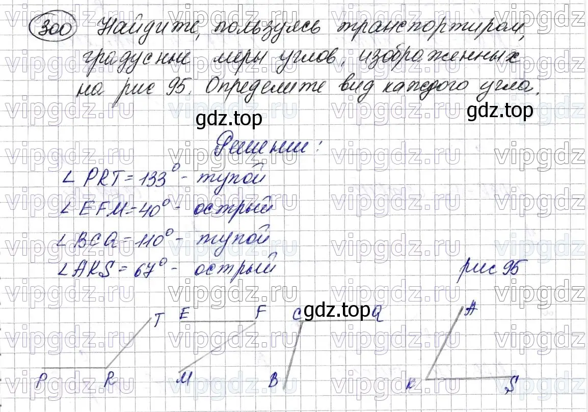 Решение 6. номер 300 (страница 82) гдз по математике 5 класс Мерзляк, Полонский, учебник