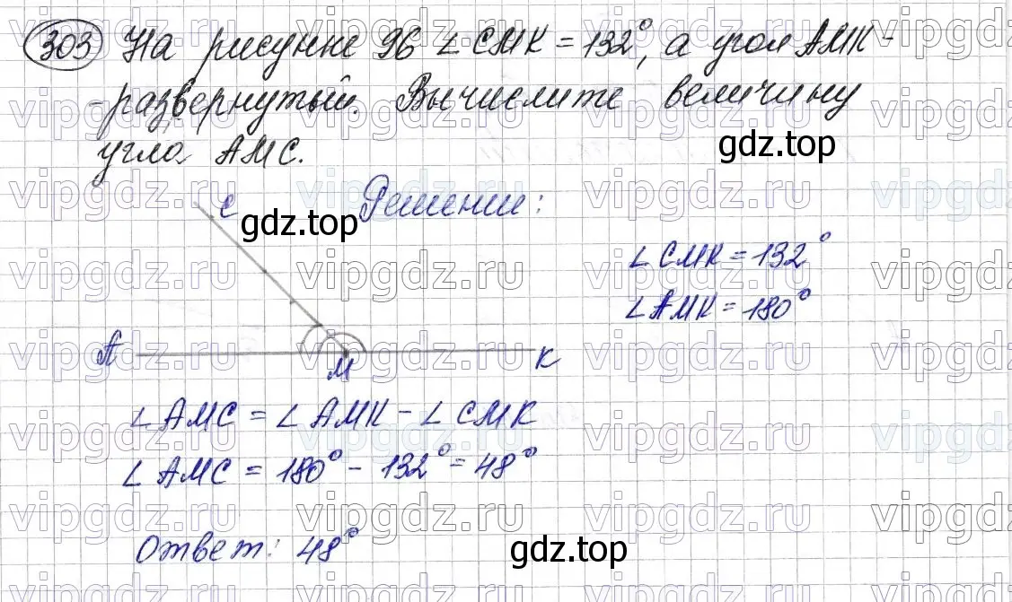 Решение 6. номер 303 (страница 82) гдз по математике 5 класс Мерзляк, Полонский, учебник