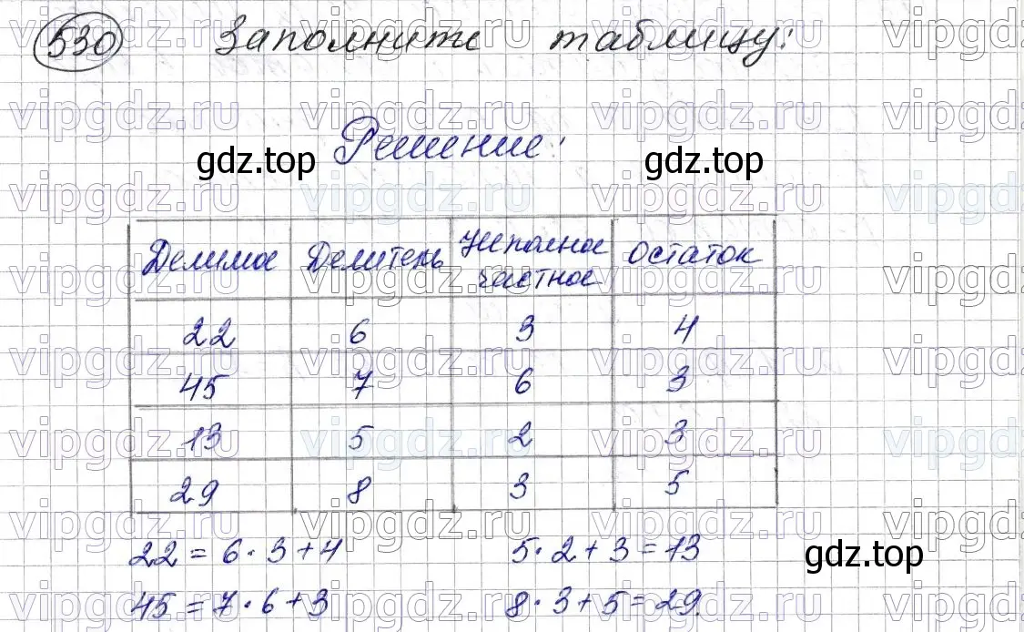 Решение 6. номер 530 (страница 133) гдз по математике 5 класс Мерзляк, Полонский, учебник