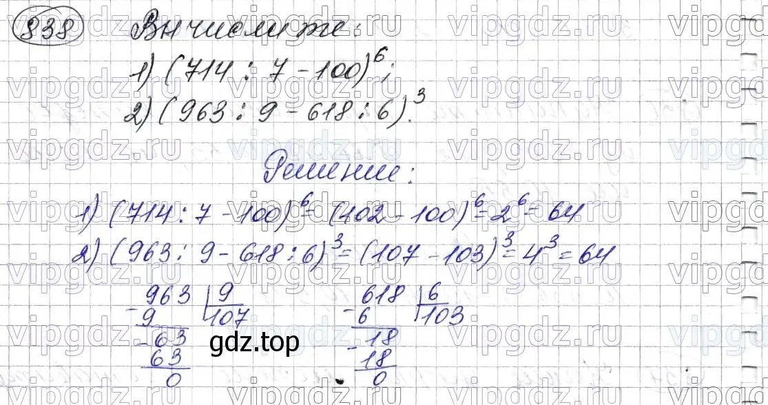 Решение 6. номер 838 (страница 215) гдз по математике 5 класс Мерзляк, Полонский, учебник