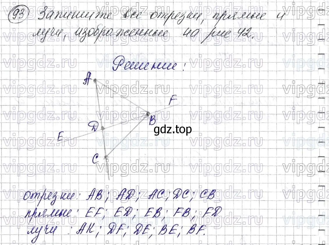 Решение 6. номер 93 (страница 30) гдз по математике 5 класс Мерзляк, Полонский, учебник