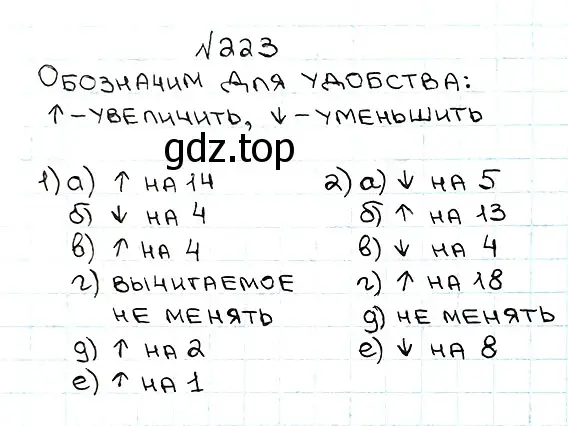 Решение 7. номер 223 (страница 60) гдз по математике 5 класс Мерзляк, Полонский, учебник