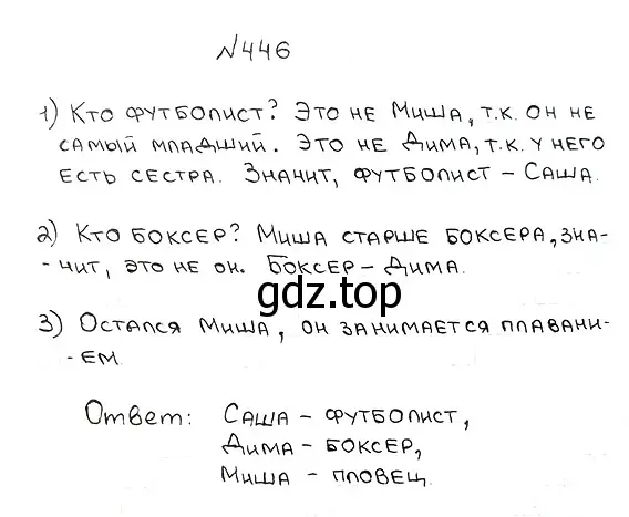 Решение 7. номер 446 (страница 119) гдз по математике 5 класс Мерзляк, Полонский, учебник