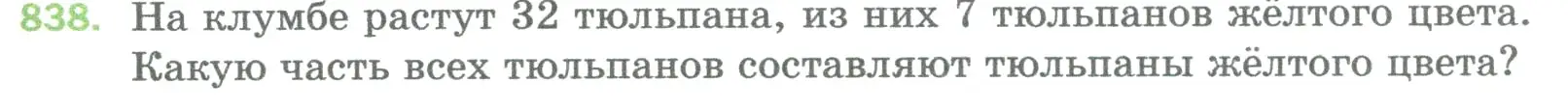 Условие номер 838 (страница 189) гдз по математике 5 класс Мерзляк, Полонский, учебник