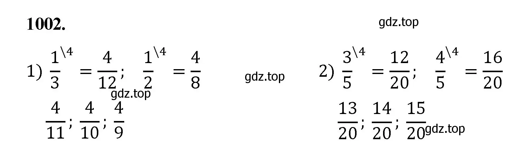 Решение номер 1002 (страница 227) гдз по математике 5 класс Мерзляк, Полонский, учебник