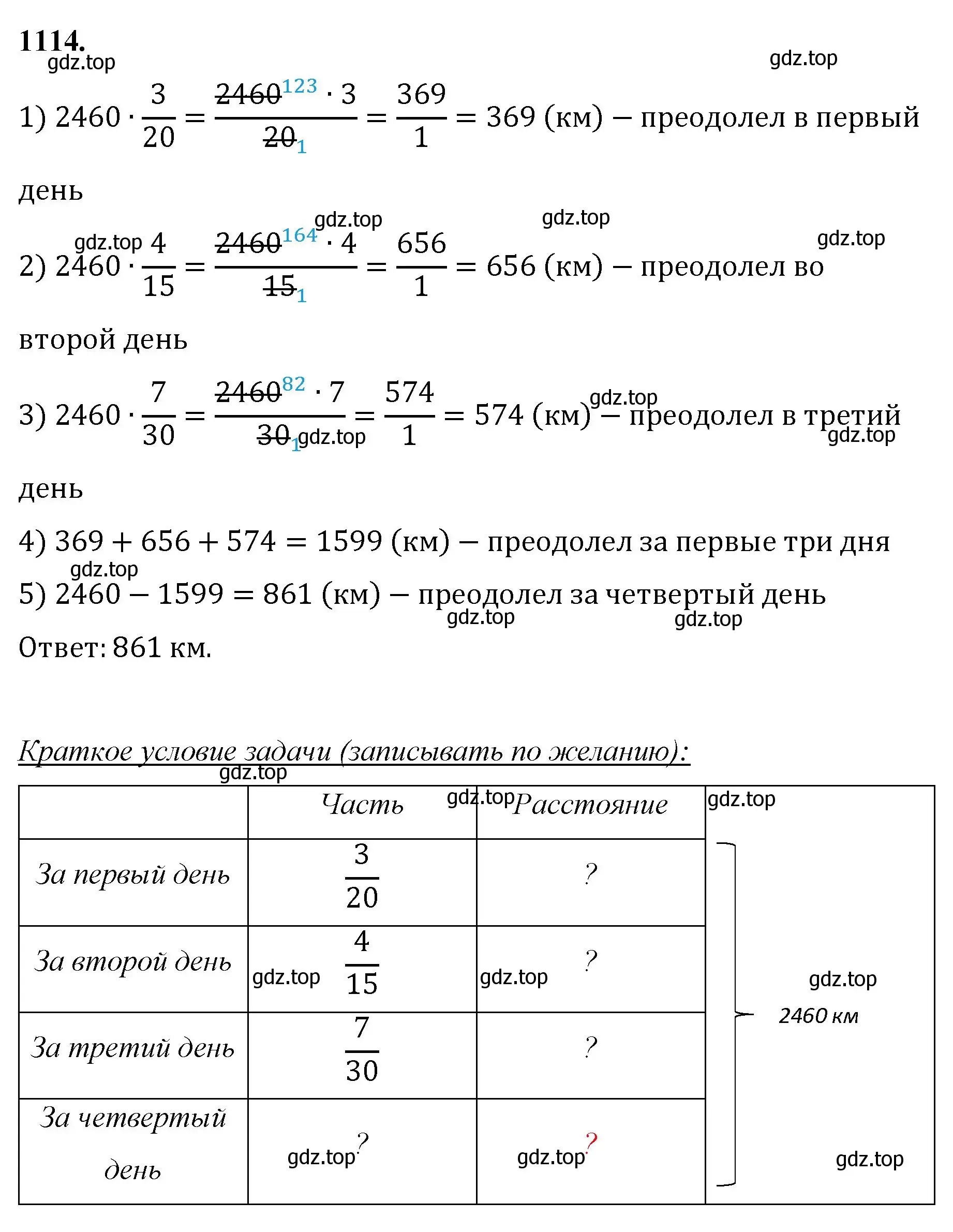 Решение номер 1114 (страница 248) гдз по математике 5 класс Мерзляк, Полонский, учебник