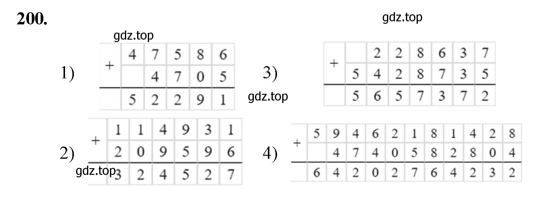 Решение номер 200 (страница 57) гдз по математике 5 класс Мерзляк, Полонский, учебник