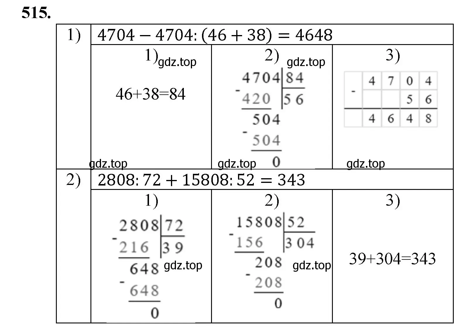 Решение номер 515 (страница 132) гдз по математике 5 класс Мерзляк, Полонский, учебник