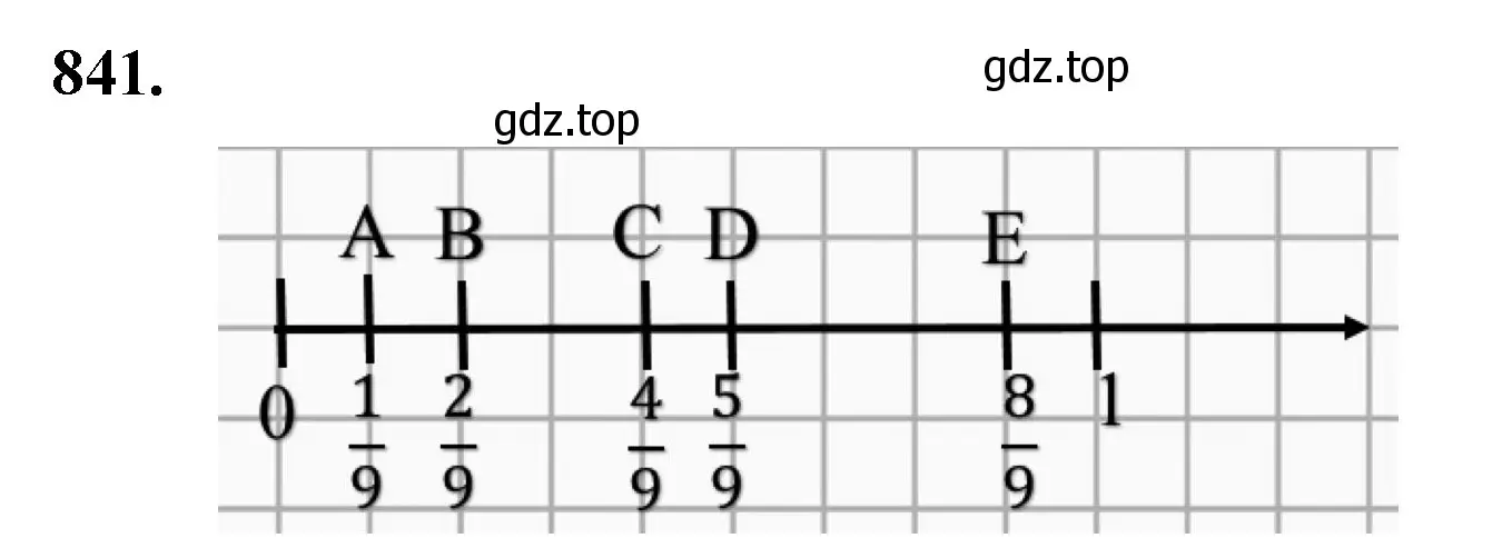 Решение номер 841 (страница 190) гдз по математике 5 класс Мерзляк, Полонский, учебник