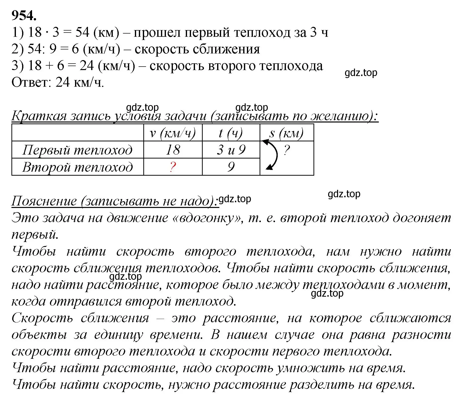 Решение номер 954 (страница 218) гдз по математике 5 класс Мерзляк, Полонский, учебник