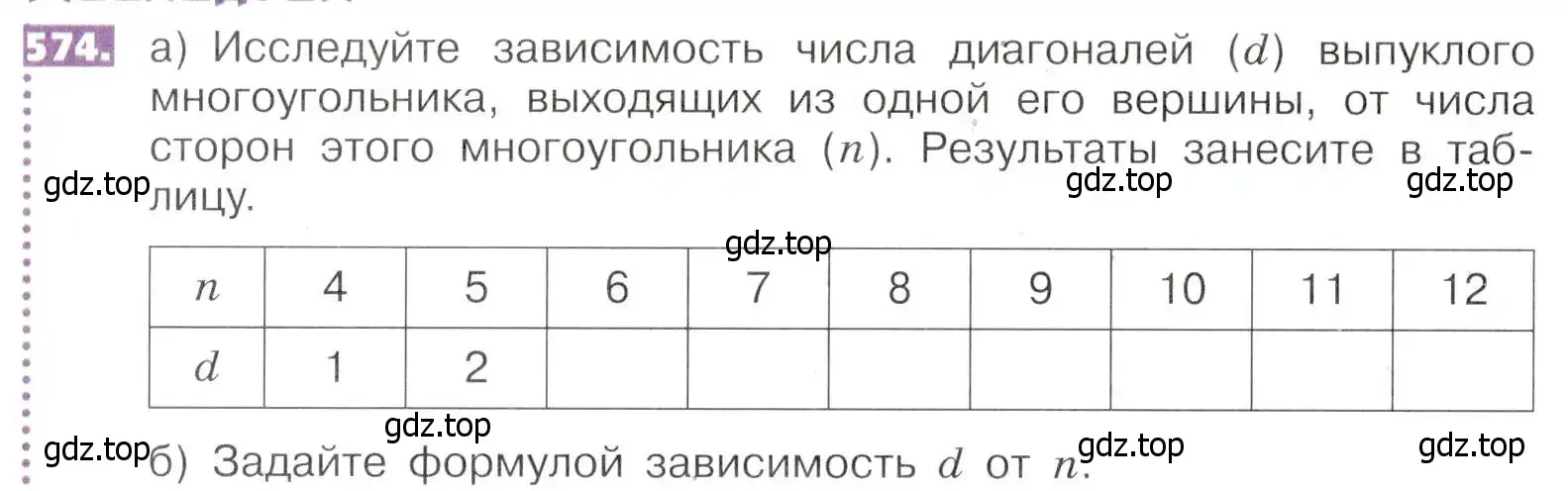 Условие номер 574 (страница 128) гдз по математике 5 класс Никольский, Потапов, учебник