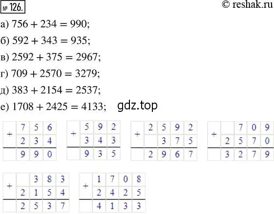 Решение 2. номер 126 (страница 32) гдз по математике 5 класс Никольский, Потапов, учебник