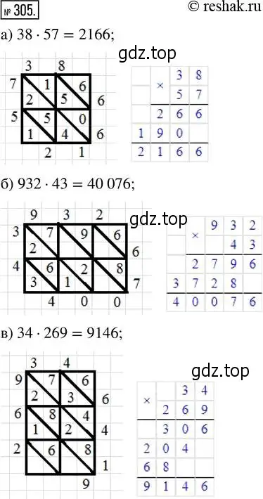 Решение 2. номер 305 (страница 70) гдз по математике 5 класс Никольский, Потапов, учебник