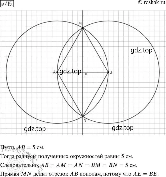 Решение 2. номер 415 (страница 91) гдз по математике 5 класс Никольский, Потапов, учебник