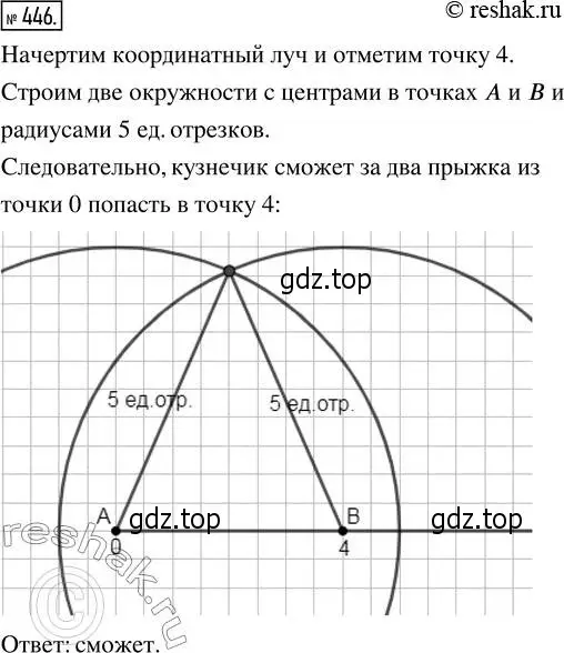 Решение 2. номер 446 (страница 100) гдз по математике 5 класс Никольский, Потапов, учебник