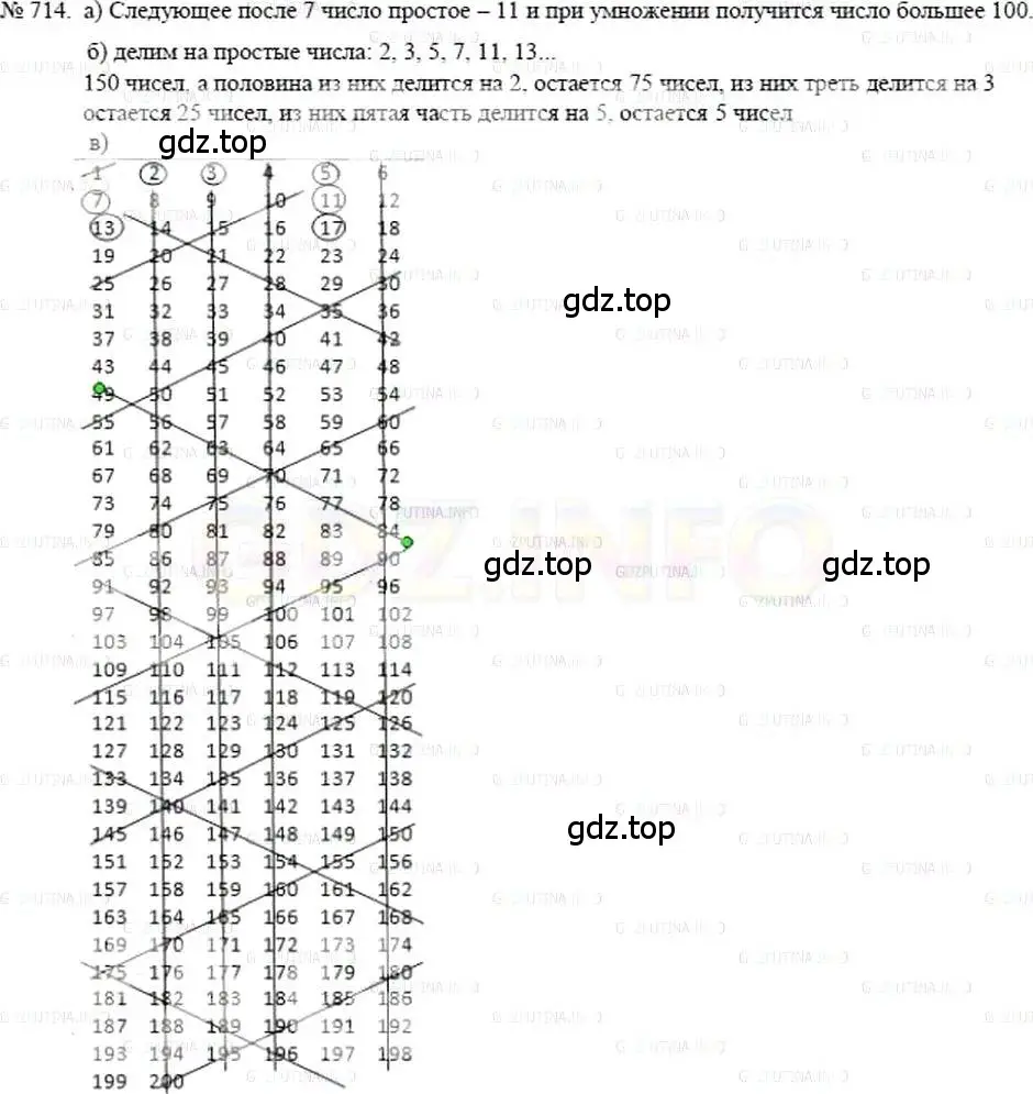 Решение 5. номер 714 (страница 159) гдз по математике 5 класс Никольский, Потапов, учебник