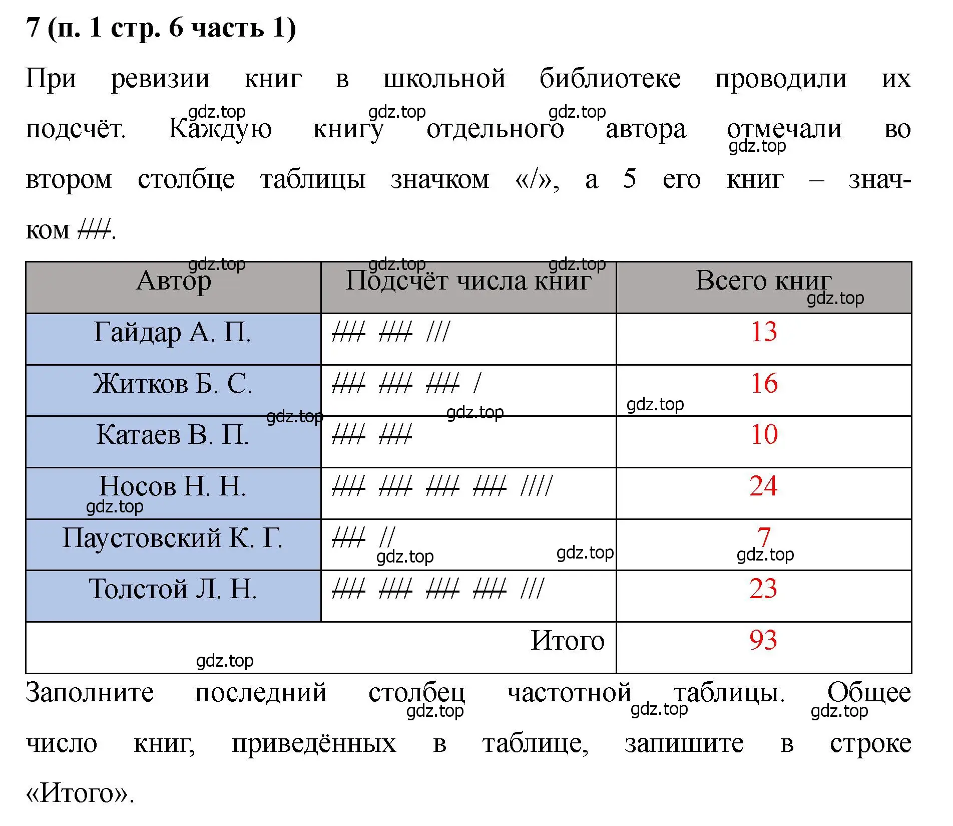 Решение номер 7 (страница 6) гдз по математике 5 класс Ткачева, рабочая тетрадь 1 часть