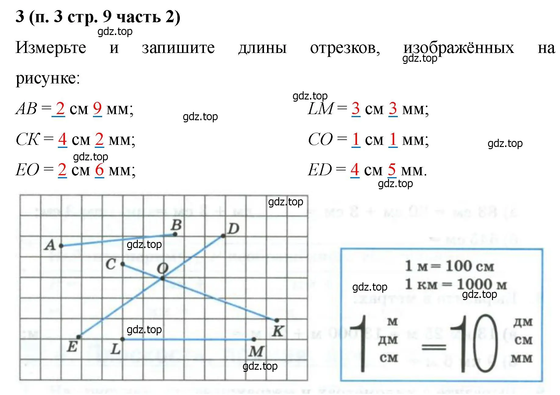 Решение номер 3 (страница 9) гдз по математике 5 класс Ткачева, рабочая тетрадь 1 часть