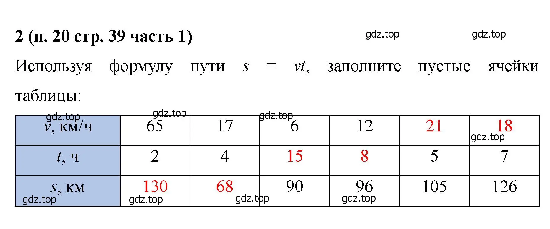 Решение номер 2 (страница 39) гдз по математике 5 класс Ткачева, рабочая тетрадь 1 часть