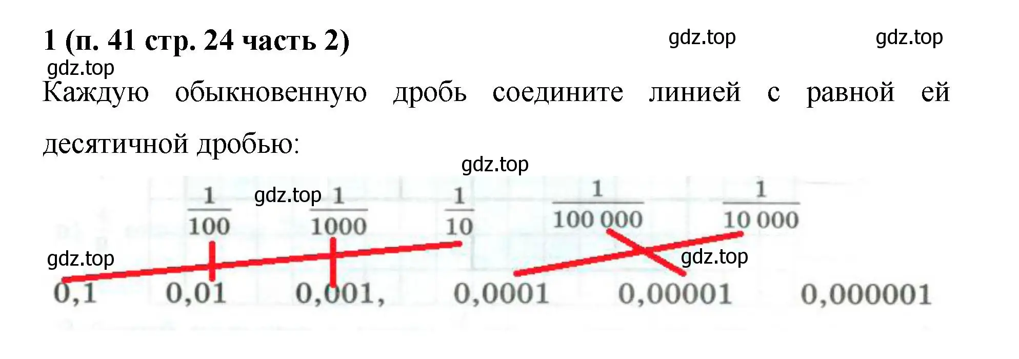 Решение номер 1 (страница 24) гдз по математике 5 класс Ткачева, рабочая тетрадь 2 часть