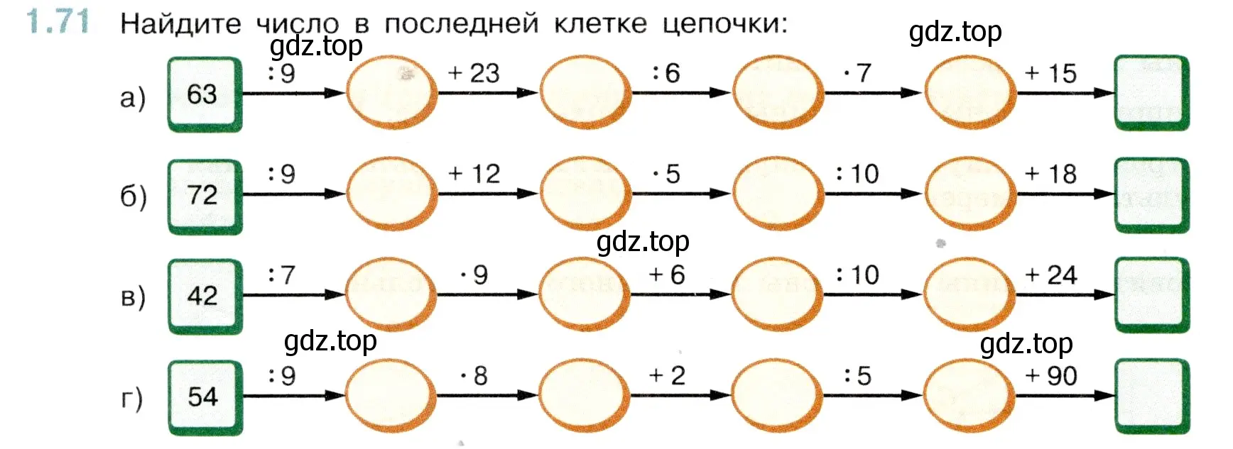 Условие номер 1.71 (страница 20) гдз по математике 5 класс Виленкин, Жохов, учебник 1 часть