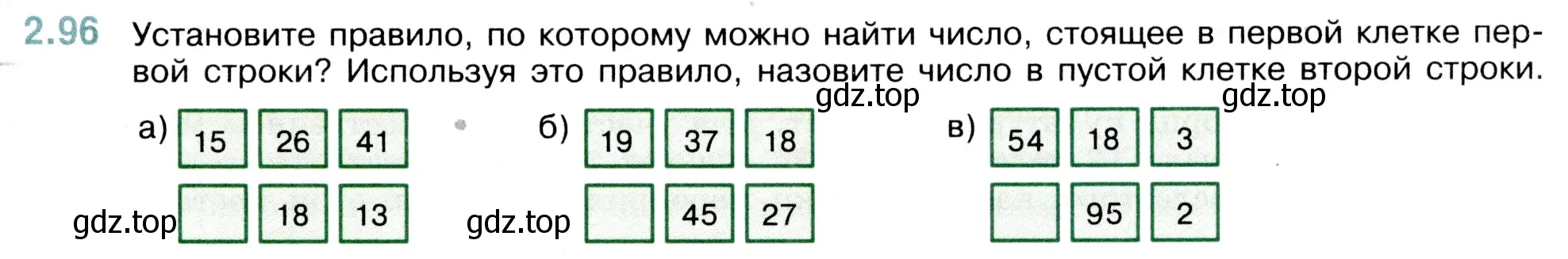 Условие номер 2.96 (страница 57) гдз по математике 5 класс Виленкин, Жохов, учебник 1 часть