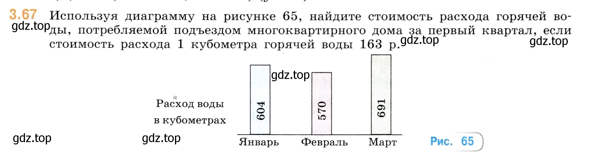 Условие номер 3.67 (страница 85) гдз по математике 5 класс Виленкин, Жохов, учебник 1 часть