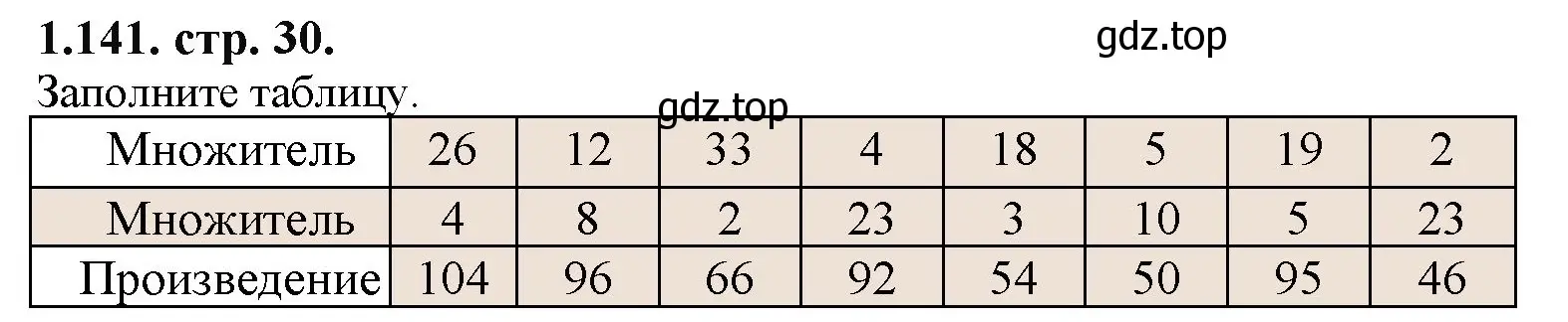 Решение номер 1.141 (страница 30) гдз по математике 5 класс Виленкин, Жохов, учебник 1 часть
