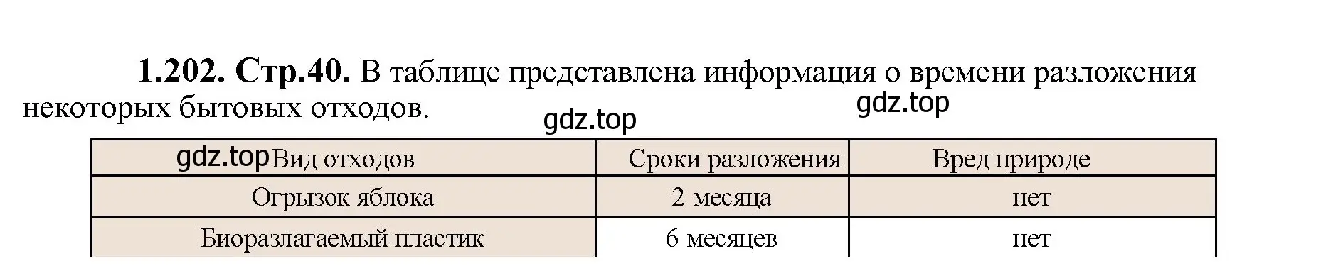 Решение номер 1.202 (страница 40) гдз по математике 5 класс Виленкин, Жохов, учебник 1 часть