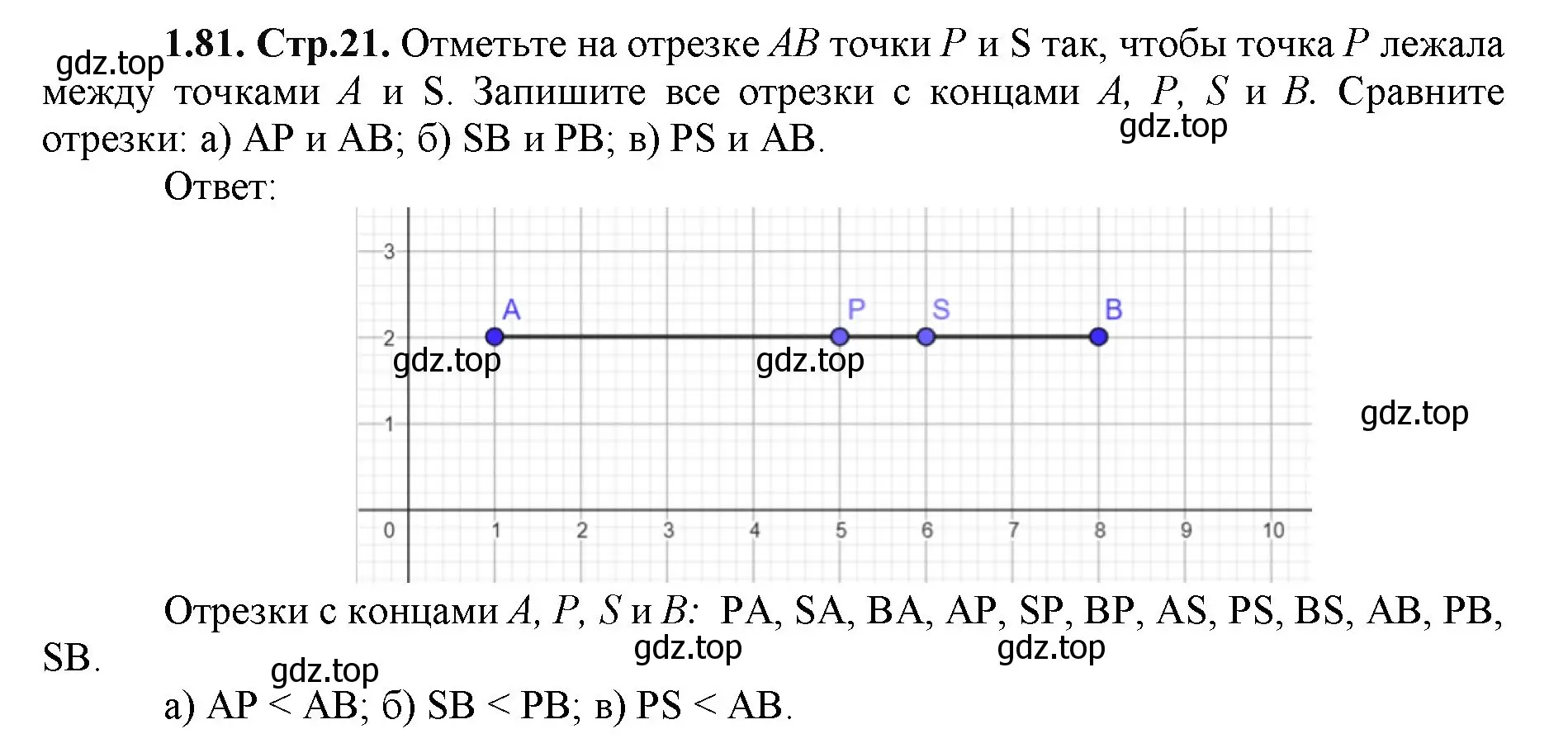 Решение номер 1.81 (страница 21) гдз по математике 5 класс Виленкин, Жохов, учебник 1 часть