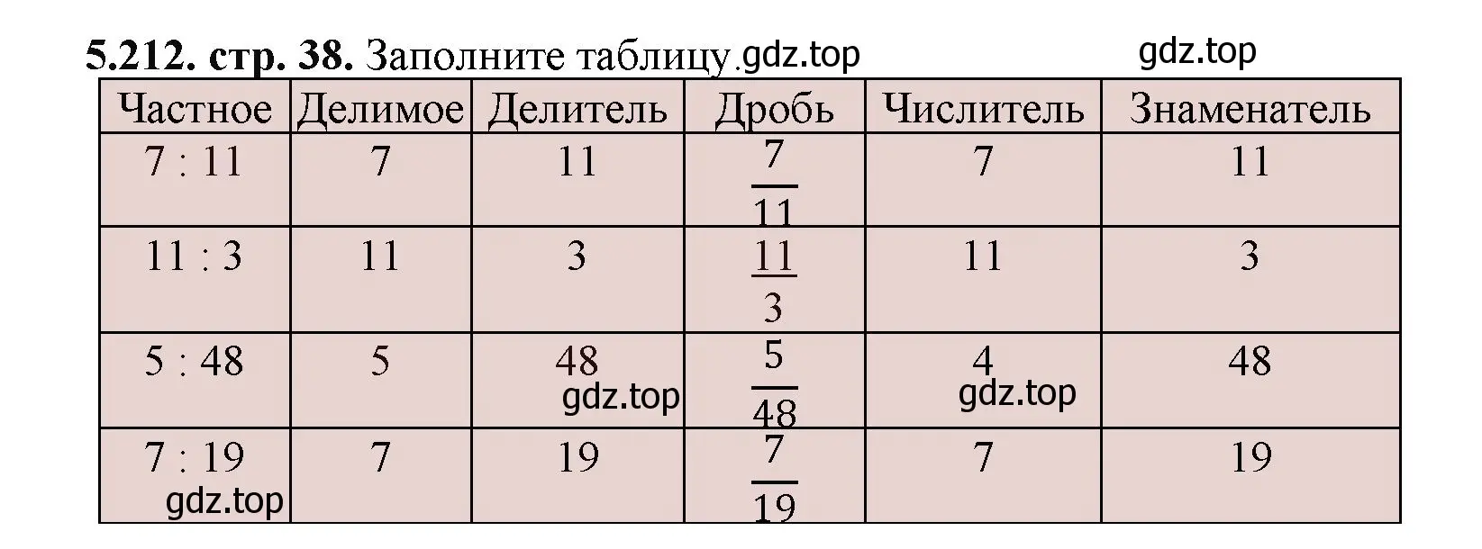 Решение номер 5.212 (страница 38) гдз по математике 5 класс Виленкин, Жохов, учебник 2 часть