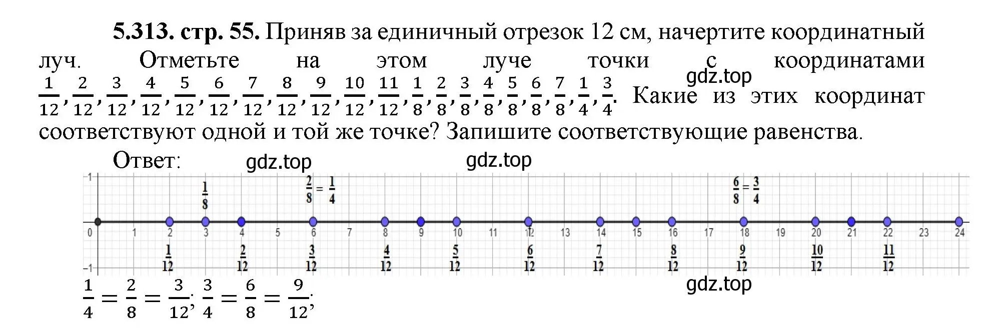 Решение номер 5.313 (страница 55) гдз по математике 5 класс Виленкин, Жохов, учебник 2 часть