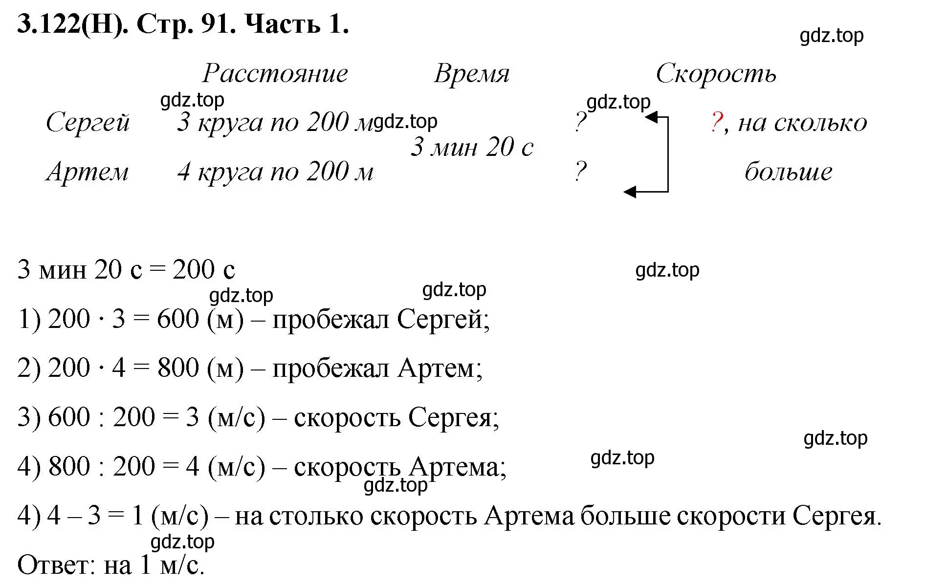 Решение номер 3.122 (страница 91) гдз по математике 5 класс Виленкин, Жохов, учебник 1 часть