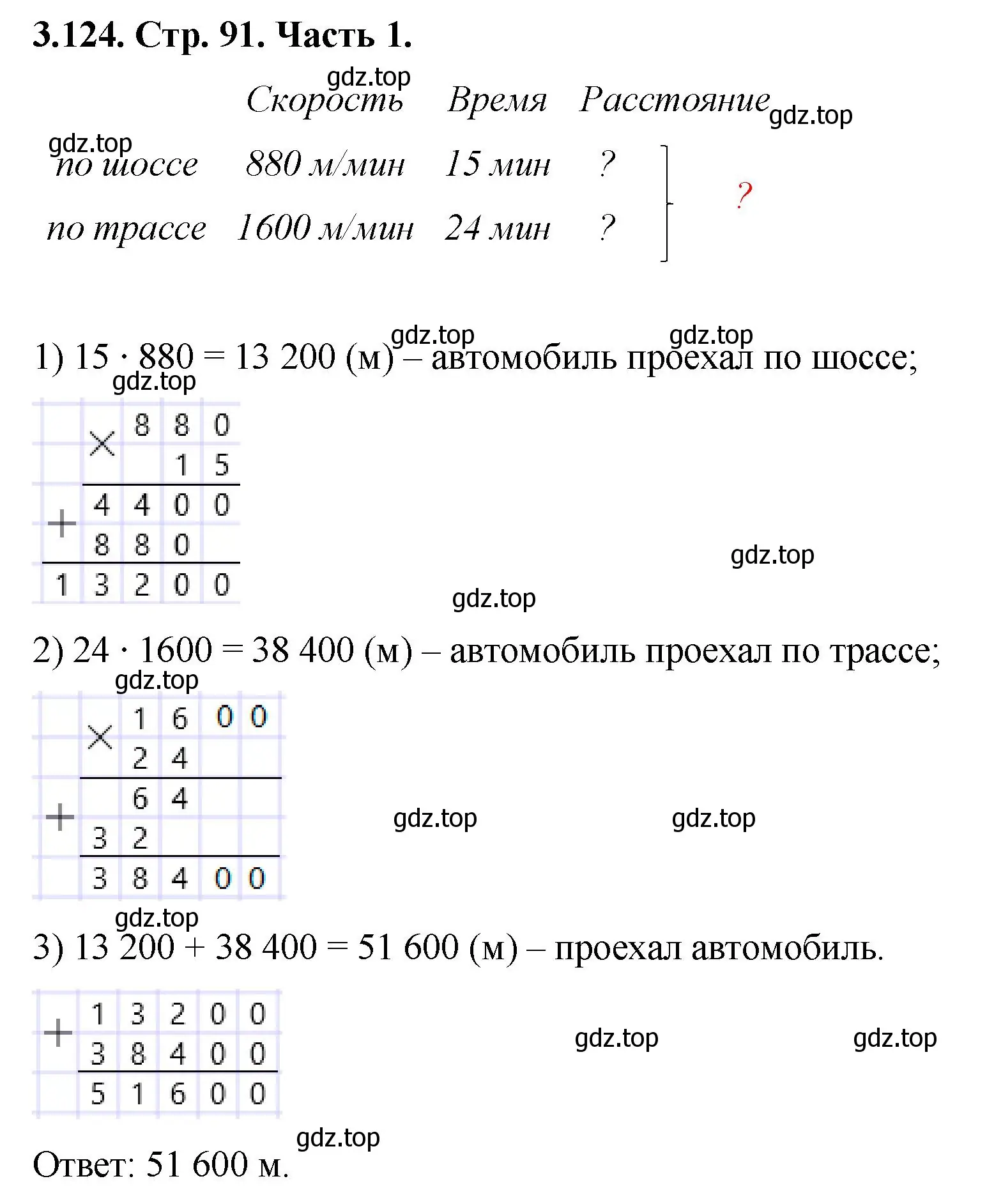 Решение номер 3.124 (страница 91) гдз по математике 5 класс Виленкин, Жохов, учебник 1 часть